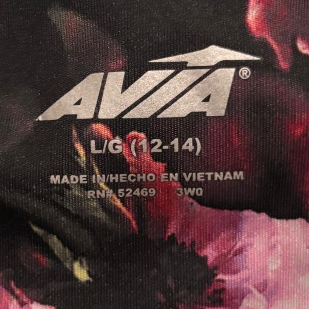 👖3 for $14 Avia Women's Leggings with Colorful Floral Design - Picture 2 of 3